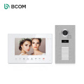 Interfon video intercom 2 wired , 2 wrie video door bell system video intercom doorbell with unlock